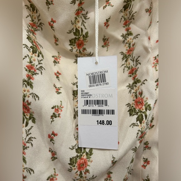 Long sleeve printed reformation top - never worn - Picture 4 of 4